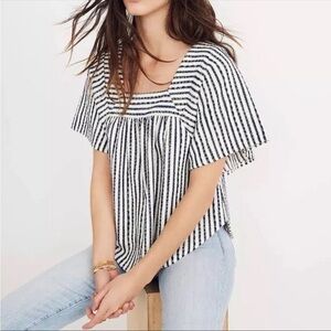 Madewell Striped Butterfly Top